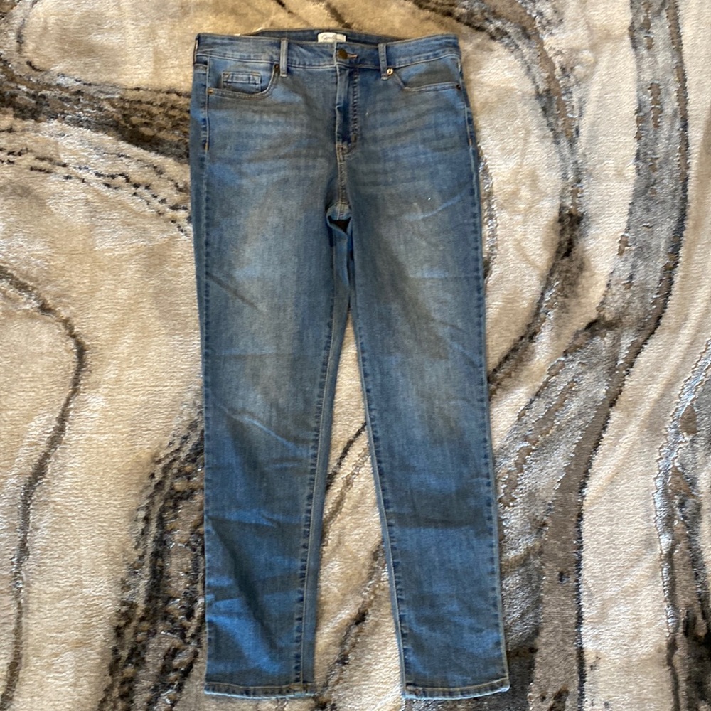 Jessica Simpson NWT high Rise Skinny light blue jeans size 12 waist 29 1/2